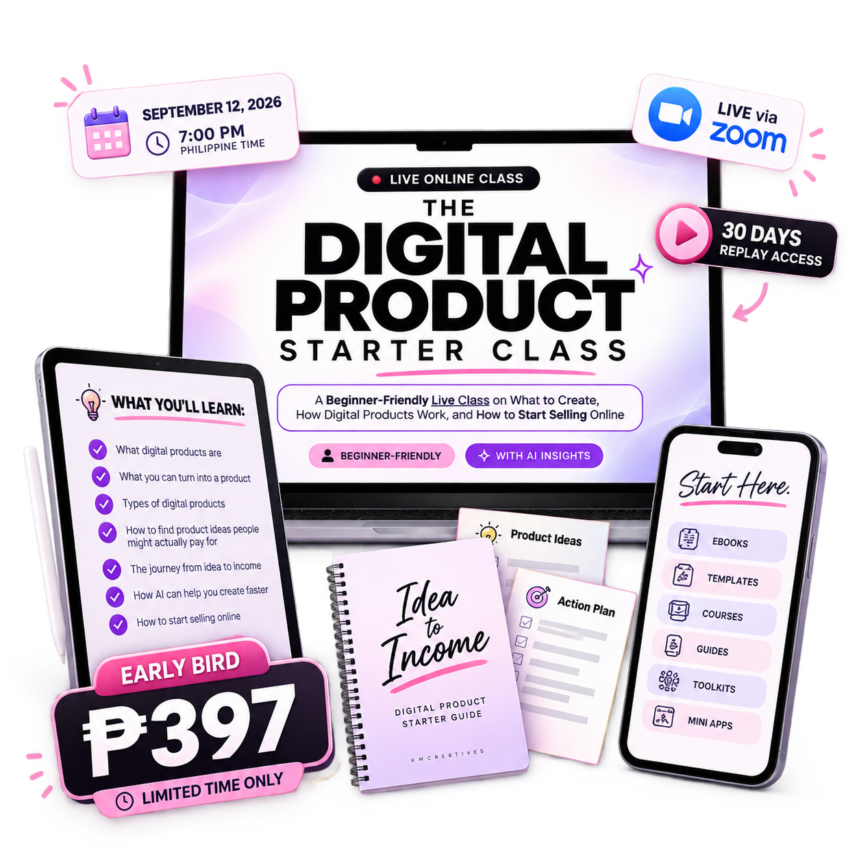 General Access for The Digital Product Starter Class